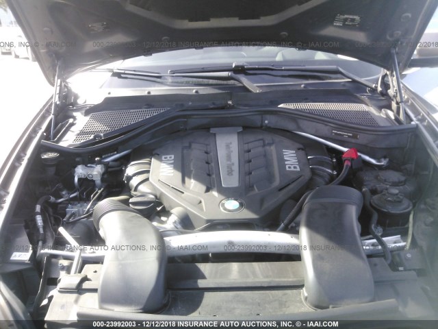 5UXZV8C59CL424700 - 2012 BMW X5 XDRIVE50I BROWN photo 10