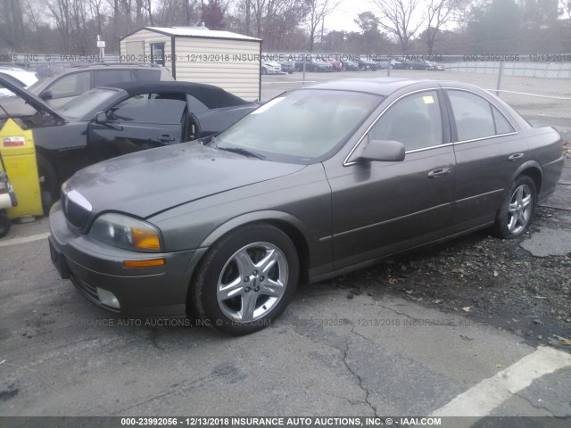 1LNHM87A52Y711486 - 2002 LINCOLN LS GRAY photo 2