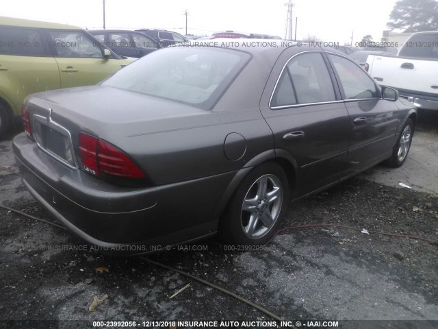 1LNHM87A52Y711486 - 2002 LINCOLN LS GRAY photo 4