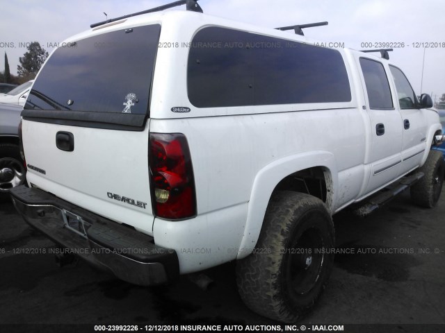 1GCGC13U13F214491 - 2003 CHEVROLET SILVERADO C1500 HEAVY DUTY WHITE photo 4