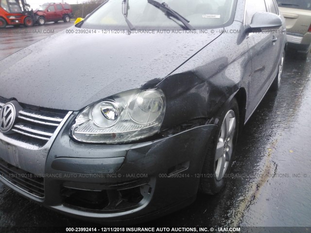 3VWRZ71K39M015945 - 2009 VOLKSWAGEN JETTA SE/SEL GRAY photo 6