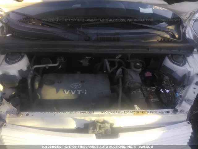 JTLKT324764059344 - 2006 TOYOTA SCION XB Ақ фото 10