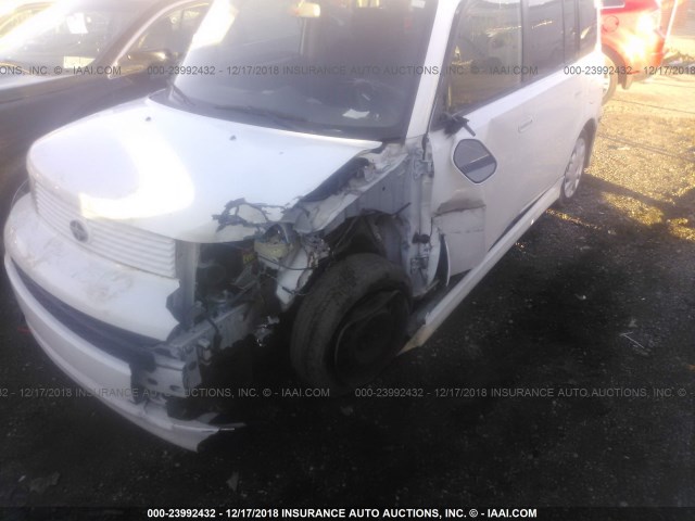 JTLKT324764059344 - 2006 TOYOTA SCION XB Ақ фото 6