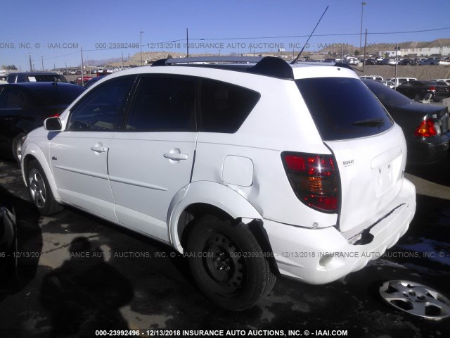 5Y2SL63845Z425602 - 2005 PONTIAC VIBE WHITE photo 3