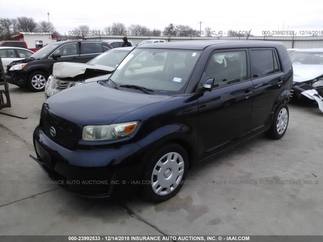 JTLKE50E681045277 - 2008 TOYOTA SCION XB Көк фото 2