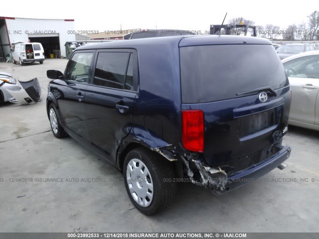 JTLKE50E681045277 - 2008 TOYOTA SCION XB Көк фото 3