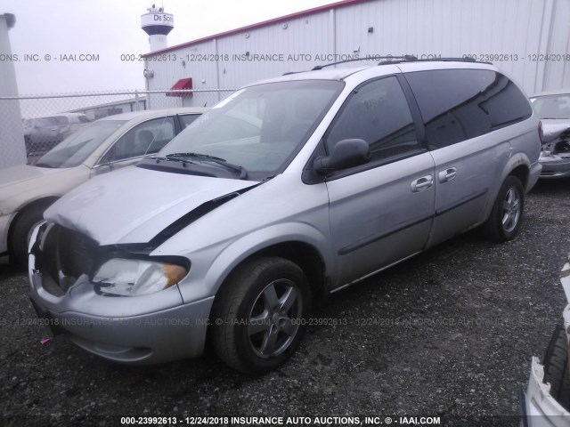 2D4GP44393R150028 - 2003 DODGE GRAND CARAVAN SPORT SILVER photo 2