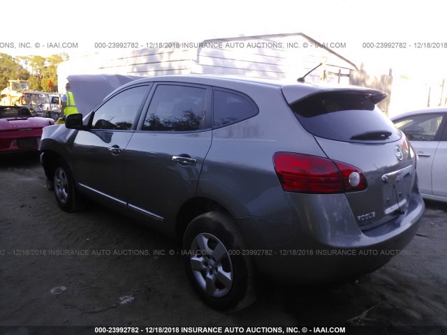 JN8AS5MT4BW182466 - 2011 NISSAN ROGUE S/SV/KROM GRAY photo 3