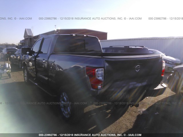 1N6AA1F21HN551730 - 2017 NISSAN TITAN XD SL/PLATINUM RESERVE/SV GRAY photo 3