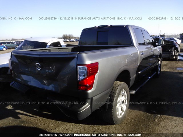 1N6AA1F21HN551730 - 2017 NISSAN TITAN XD SL/PLATINUM RESERVE/SV GRAY photo 4