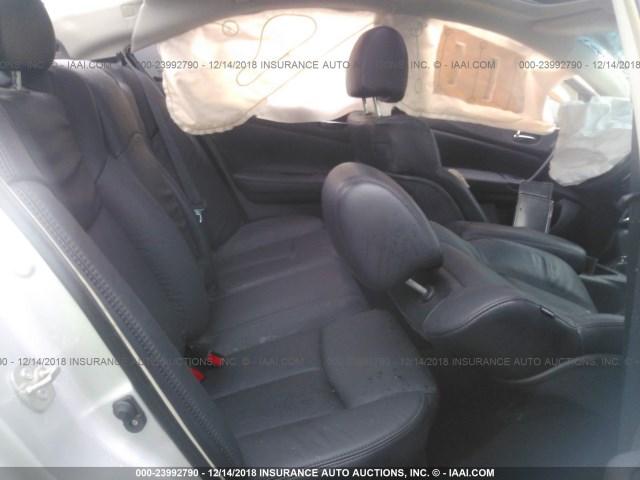 1N4AA5AP5EC496273 - 2014 NISSAN MAXIMA S/SV SILVER photo 8