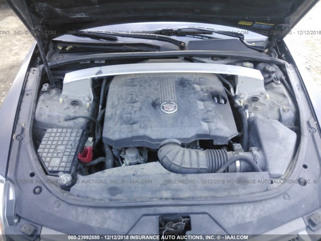 1G6DL5EV6A0122943 - 2010 CADILLAC CTS PERFORMANCE COLLECTION Черный фото 10