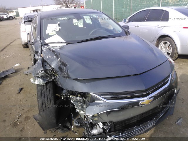 1G1ZB5ST1JF170204 - 2018 CHEVROLET MALIBU LS GRAY photo 6