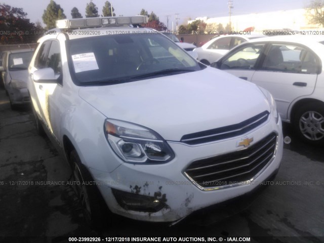 2GNFLGE33G6232419 - 2016 CHEVROLET EQUINOX LTZ WHITE photo 1