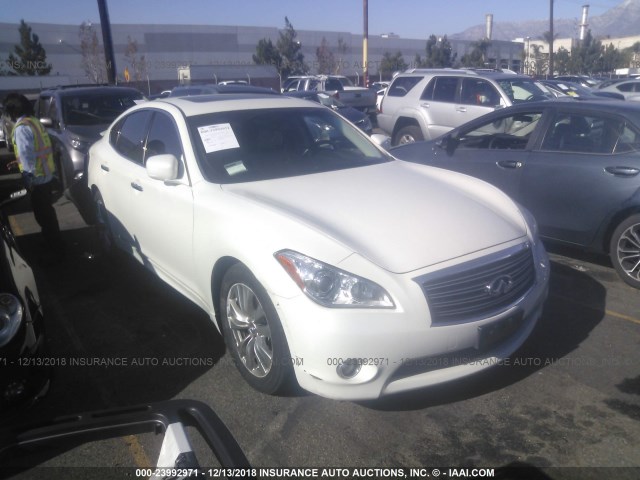 JN1BY1AP4CM331182 - 2012 INFINITI M37 WHITE photo 1