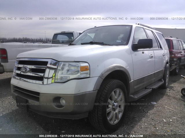 1FMJU1H57BEF04285 - 2011 FORD EXPEDITION XLT/KING RANCH WHITE photo 2