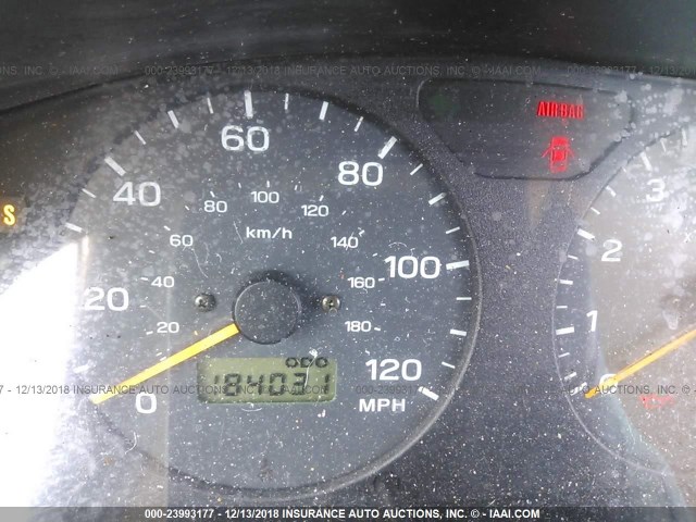 JF1SF6558YG706849 - 2000 SUBARU FORESTER S GREEN photo 7