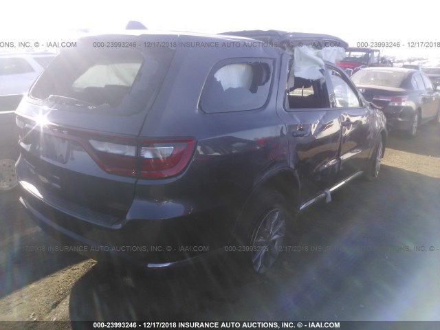 1C4RDJAG2HC652657 - 2017 DODGE DURANGO SXT GRAY photo 4