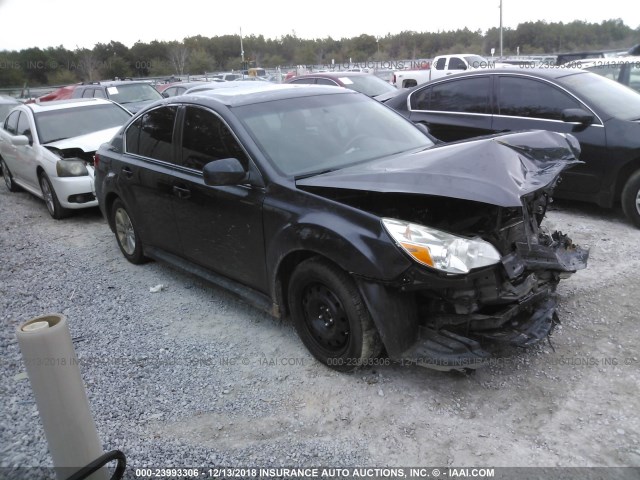 4S3BMCG63C3026684 - 2012 SUBARU LEGACY 2.5I PREMIUM BLACK photo 1