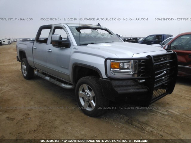 1GT12TEG0GF291922 - 2016 GMC SIERRA K2500 SLT SILVER photo 1