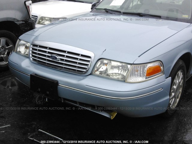 2FAFP74WX3X129632 - 2003 FORD CROWN VICTORIA LX Light Blue photo 6