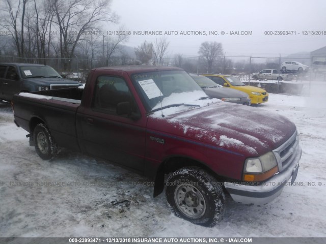 1FTYR10C2WPB54170 - 1998 FORD RANGER RED photo 1