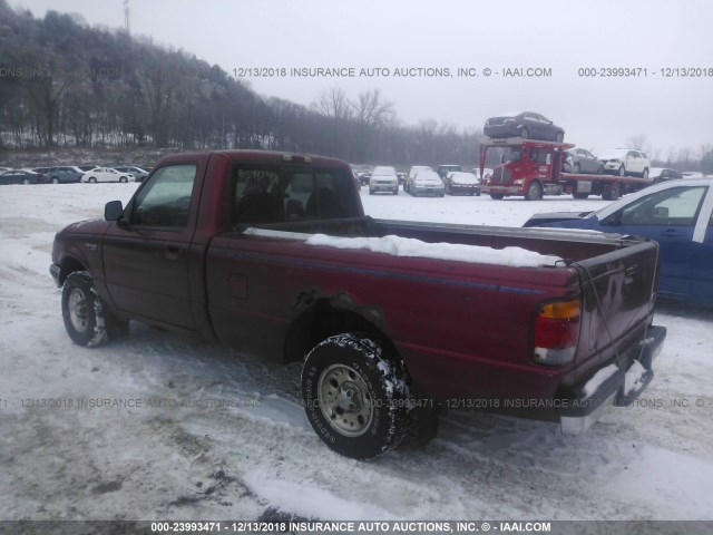 1FTYR10C2WPB54170 - 1998 FORD RANGER RED photo 3