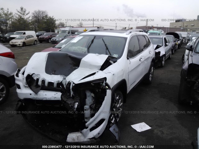 1C4PJMCB9EW121100 - 2014 JEEP CHEROKEE LATITUDE WHITE photo 6