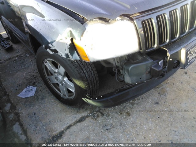 1J4GS48K75C641670 - 2005 JEEP GRAND CHEROKEE LAREDO/COLUMBIA/FREEDOM 绿色 照片 6