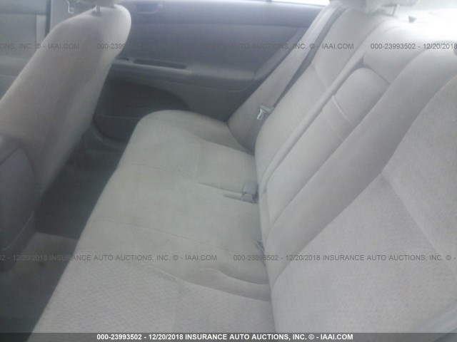 JTDBE32K020061894 - 2002 TOYOTA CAMRY LE/XLE/SE SILVER photo 8