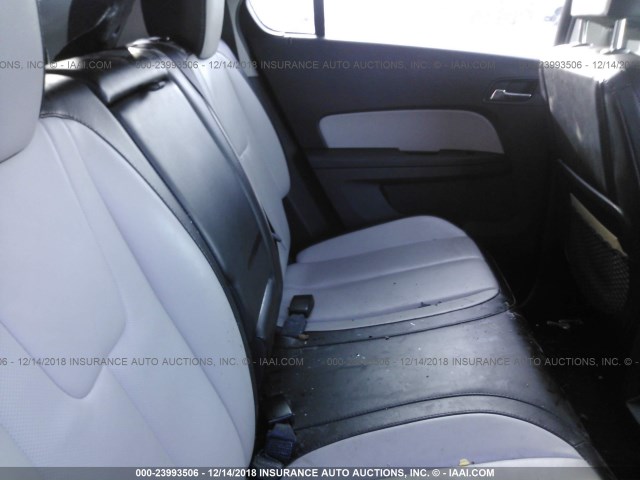 2GNFLGE54C6338082 - 2012 CHEVROLET EQUINOX LTZ SILVER photo 8