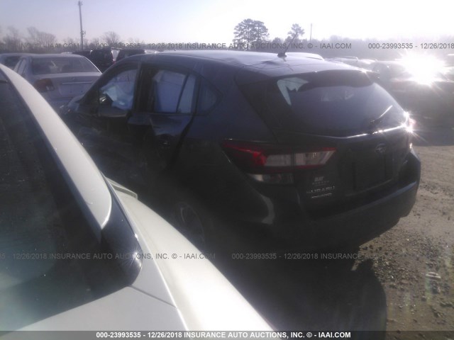 4S3GTAA63J3734534 - 2018 SUBARU IMPREZA GRAY photo 3