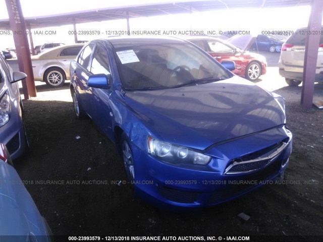 JA3AU26U69U032065 - 2009 MITSUBISHI LANCER ES/ES SPORT BLUE photo 1