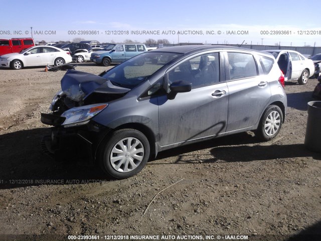 3N1CE2CP2GL385726 - 2016 NISSAN VERSA NOTE S/S PLUS/SV/SL/SR GRAY photo 2