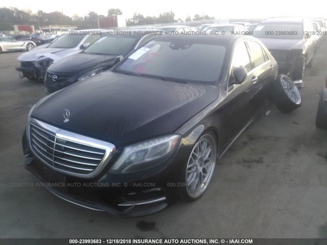 WDDUG8CB1GA246445 - 2016 MERCEDES-BENZ S 550 BLACK photo 2