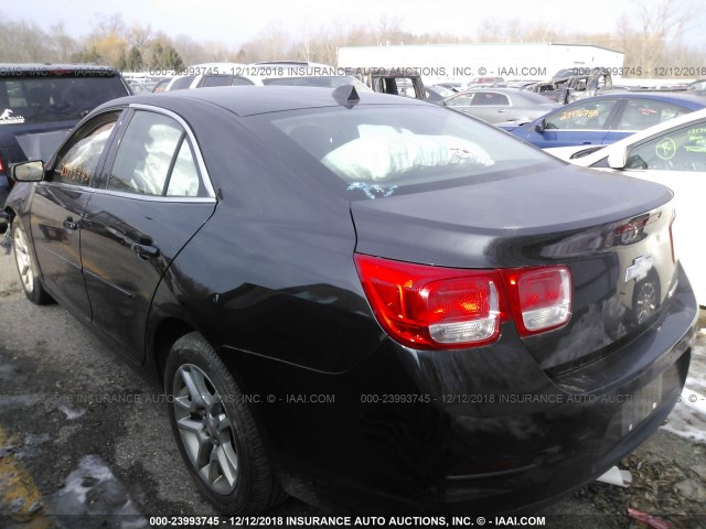 1G11C5SL5EF103699 - 2014 CHEVROLET MALIBU 1LT შავი ფოტო 3