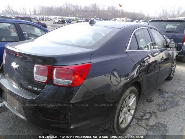 1G11C5SL5EF103699 - 2014 CHEVROLET MALIBU 1LT შავი ფოტო 4
