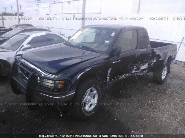 5TESN92N84Z379715 - 2004 TOYOTA TACOMA XTRACAB PRERUNNER BLACK photo 2