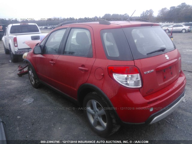 JS2YB413375101808 - 2007 SUZUKI SX4 RED photo 3