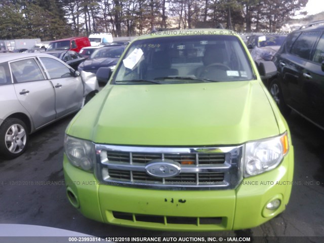 1FMCU49399KA89764 - 2009 FORD ESCAPE HYBRID GREEN photo 6