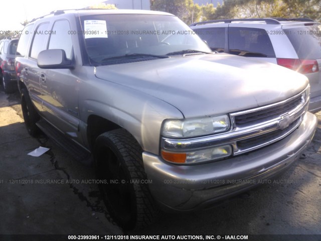 1GNEK13T71J169687 - 2001 CHEVROLET TAHOE K1500 GRAY photo 1