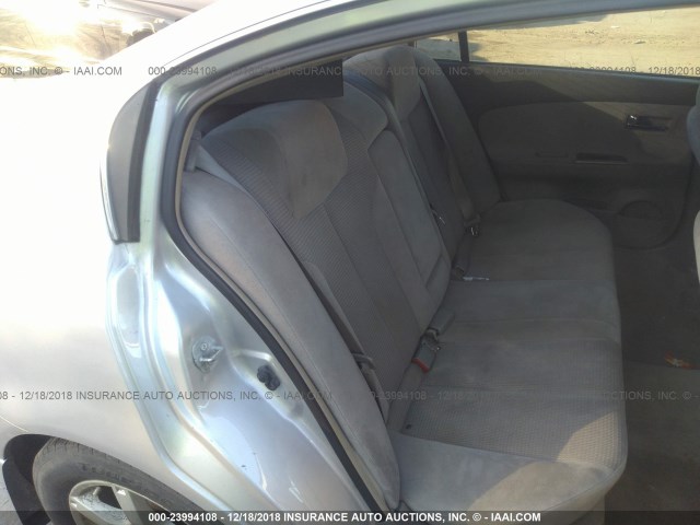 1N4AL11D86C226593 - 2006 NISSAN ALTIMA S/SL SILVER photo 8