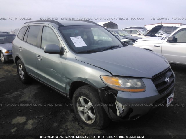 5NMSG13D48H200769 - 2008 HYUNDAI SANTA FE GLS SILVER photo 1