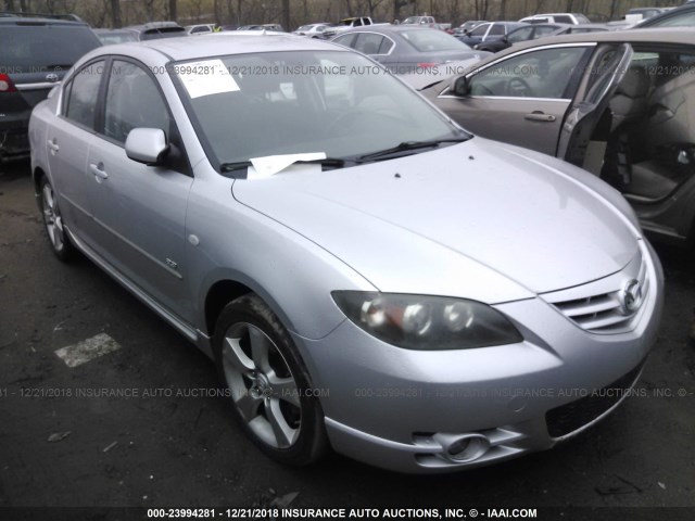 JM1BK323351275083 - 2005 MAZDA 3 S SILVER photo 1