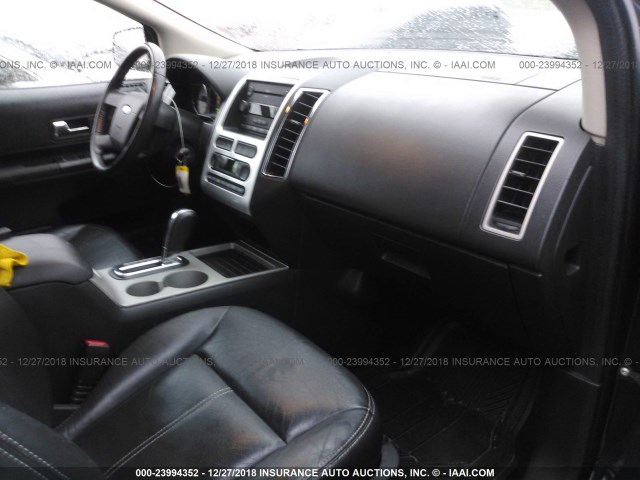 2FMDK39C57BA83472 - 2007 FORD EDGE SEL PLUS BLACK photo 5