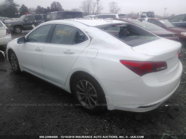 19UUB1F38KA001866 - 2019 ACURA TLX WHITE photo 3