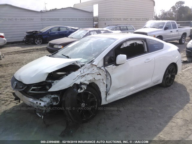 2HGFG4A54CH703013 - 2012 HONDA CIVIC SI WHITE photo 2