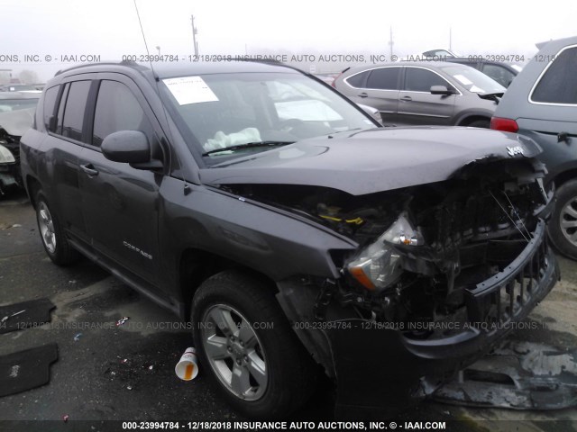 1C4NJCEA2GD722451 - 2016 JEEP COMPASS LATITUDE GRAY photo 1