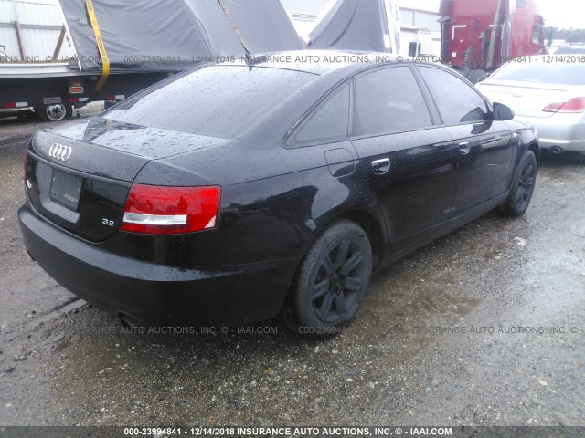 WAUAH74F86N115927 - 2006 AUDI A6 3.2 BLACK photo 4