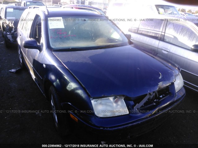 WVWSK61J33W381549 - 2003 VOLKSWAGEN JETTA GLS BLUE photo 1